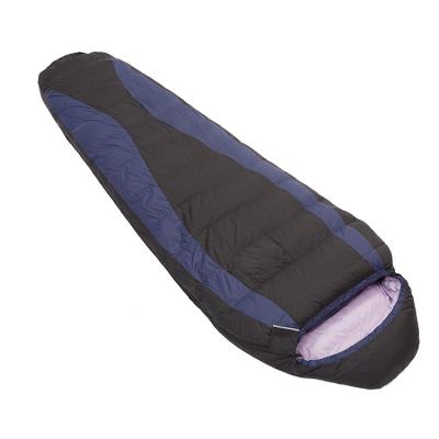 China Custom Made Comfort Adult Lightweight Portable Camping Outdoor Sleeping Bag With Waterproof Bags 220*80*55cm for sale