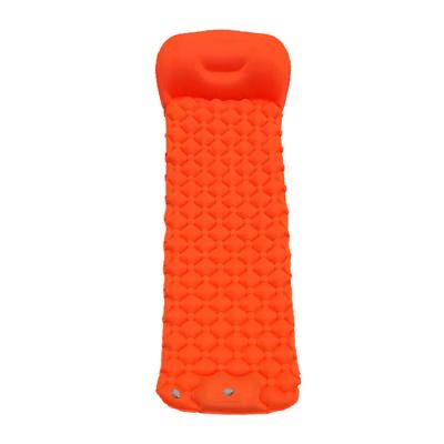 China Outdoor Travel Increasing Portable Ultra Light Insulated Camping Winter Foot Pump Sleep Pad For Backpacking for sale