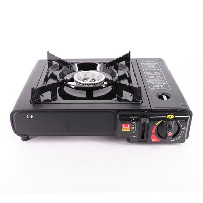 China Double Burner Mini Foldable Butane Cooker Picnic Alkane Gas Kitchen Tabletop Burner Stove Camping Gas Stove Garden Camp Party Outdoor Portable Stove 2.9KW for sale