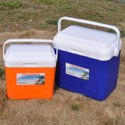 China Waterproof Durable Insulated Thermal Ice Cooler Box 13L Plastic Ice Chest For Drink/Food/Fishing/BBQ for sale