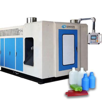 China High Speed ​​Double Head Chemical Bottle Station 4 Square Round Flat Bottle Jar Extrusion Blow Molding Machine for sale