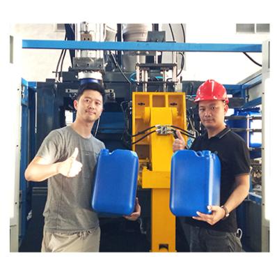 China Bottle HDPE Blow Molding Machine Single Station Plastic Extrusion Blowing Machinery Production Line for sale