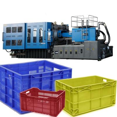 China Storage Containers PP Horizontal PE Turnover Box Crate Plastic Frame Injection Molding Machine for sale