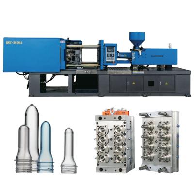 China Horizontal Plastic Pet Bottle Preform Cap Making Injection Molding Machine for sale