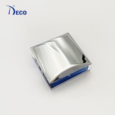 China Bathroom / Glass Door Bathroom Hardware Stainless Steel Clip On Glass Mirror Shower Flange for sale