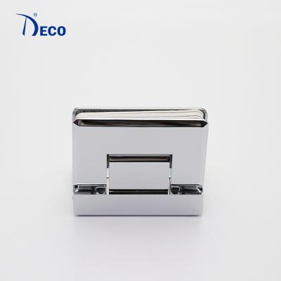 China Modern Custom Glass Door Hinge 90 Degree Brass Chrome Plated Shower Glass Hinge for sale