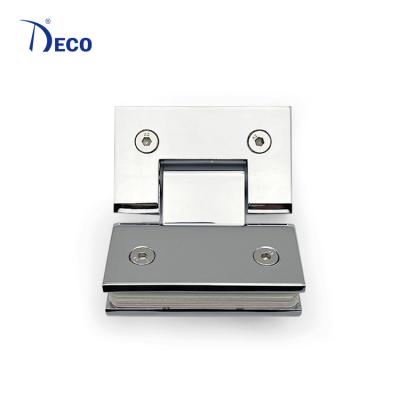 China Modern DECO Factory 135 Degree Shower Zinc Alloy Glass Bracket Chrome Plated Glass Door Hinge for sale