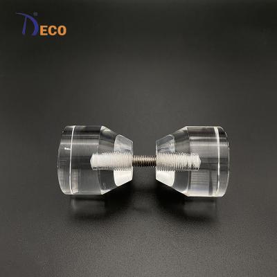 China Factory Luxury Cabinet Crystal Handles Knobs Modern Drawer Handle Glass Door Pull for sale