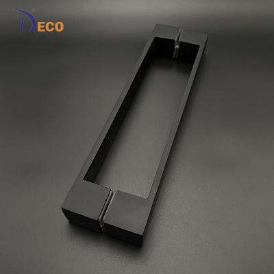 China Free Sample Modern Stainless Steel Bathroom Door Pull Handle Black Cabinet Handles for sale