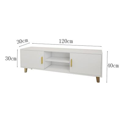 China Factory Direct Wholesale Modern Design Modern Furniture Living Room Wooden TV Cabinet With Door for sale