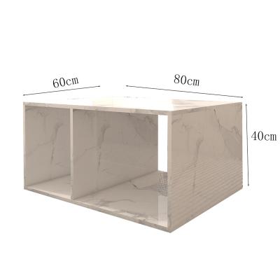 China Modern style sofa side table living room bedroom hotel decoration simple natural marble creative coffee table for sale