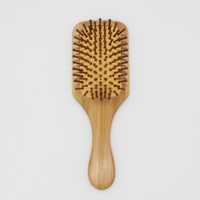 China Eco-friendly Biodegradable Health Care Machine Massage Natural Bamboo Hair Brush for sale