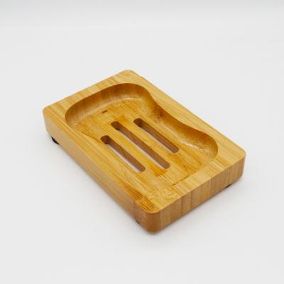 China Wholesale Bamboo Soap Box Container Bamboo Soap Dish For Bath for sale