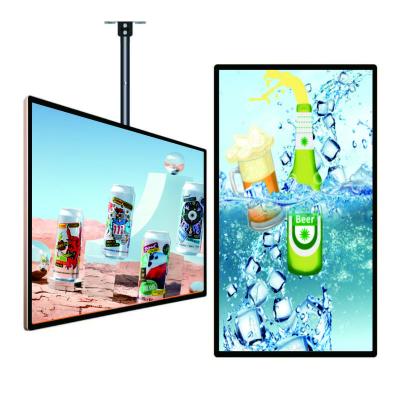 China Indoor Commercial LCD Show 55 Inch Indoor Wall Mount With Android Or Wins PC System And Control Software Capacitive Touch for sale