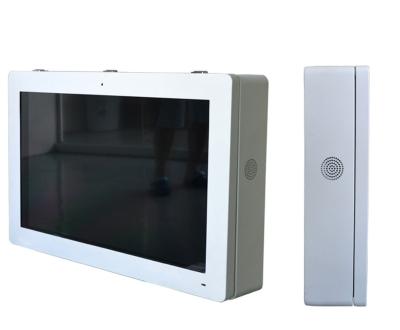 China Cloud Service Outdoor Tempered Glass Housing Aluminum IP65 Waterproof 49 Inch Touch Screen Outdoor Wall Mount LCD Digital Signage Kiosk for sale