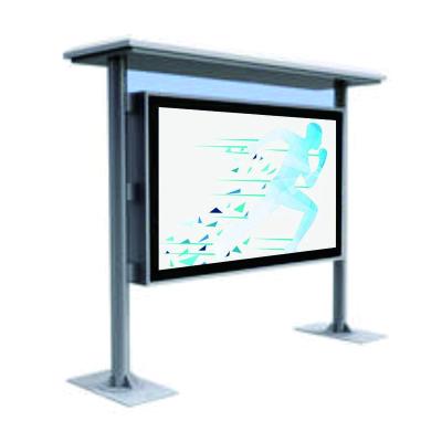 China Cloud Service Outdoor Tempered Glass Housing Aluminum IP65 Waterproof 86 Inch Touch Screen Outdoor Wall Mount LCD Digital Signage Kiosk for sale