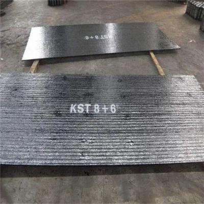 China Q235 Chromium Carbide Overlay Plate HRC58-65 Uniform Overlay Thickness for sale