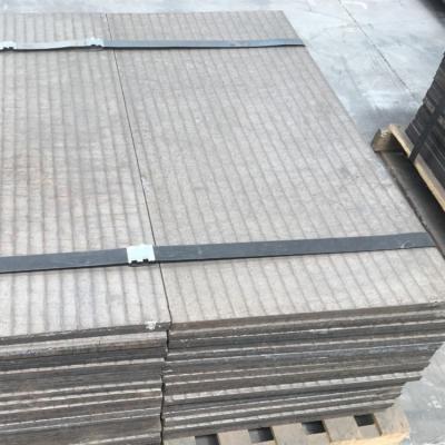 China Castodur Diamond Plates Highly Alloyed Wear Resistant Bi-Metallic Complex Carbide Overlay Clad Wear Steel Plate en venta