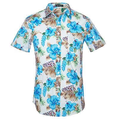 China Wholesale Custom Print Hawaiian Custom Cotton Anti-Pilling Street Wear Men's Simple 100% T-shirts for sale