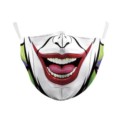 China Public / Health Care Fashionable Mouth Fun Bike Riding Washable Motorcycle Cycling Anti Dust Breathable Decorative Facemask for sale