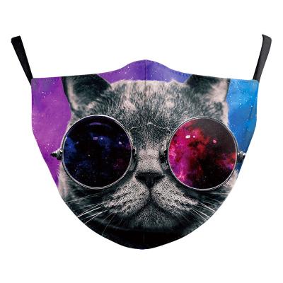 China Public Men/Health Care 3D Cat Health Respiratory Cotton Smoke Screen And Fog Anti-Fog Unisex Facemask Breathable Women Haze Dust Pm 2.5 Outdoor for sale