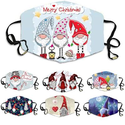 China Polar Bear Face Maskes Fashion Anti-dust Cotton Snowman Facemask Public/Health Care Christmas Party Maskes For Outdoor for sale