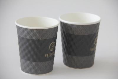 China Hot / Cold Drink Disposable Paper Coffee Cups Eco Friendly Custom Size for sale