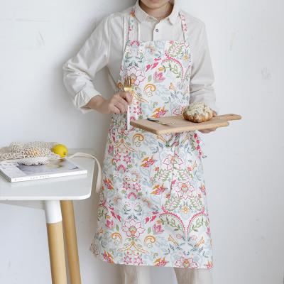 China Custom Printed Water Proof Cotton Fashion Coffee Aprons Full Size Pockets To Tidy Up/Storage MYGO Digital With Washable Apron for sale