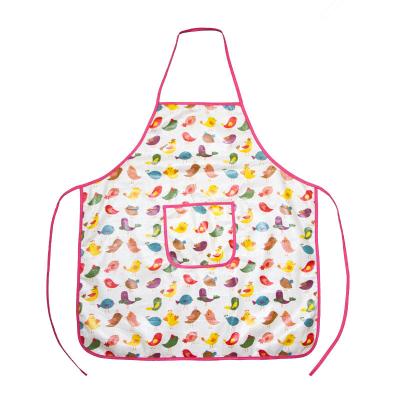 China Custom Cotton Neck Adult And Kid Waterproof Adjustable Cute Baking Parenting Apron Tidy Up/Storage MYGO for sale