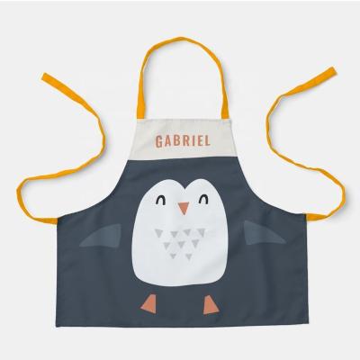 China Tidy Up/Storage MYGO Waterproof Adjustable Bib Kid's Cute Baking Cotton Neck Cute Baking Apron Low Price For Kids for sale