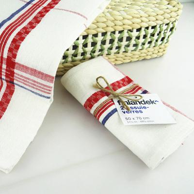 China Europe MYGO White Cotton Stripe Wedding Decoration Cloth Dinner Napkins Personalized Party Wedding Napkins for sale