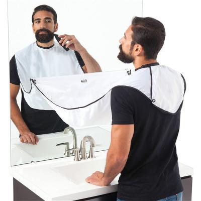 China Waterproof Plastic Sucker Logo Shaving Cape In Bathroom Custom Black Plastic Polyester Factory Sucker MYGO for sale