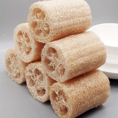 China MYGO Plant Viable Natural Fiber Dry Towel Squash Loofah Pulp 10CM Three PCS Reusable Tableware Cloth Tools for sale