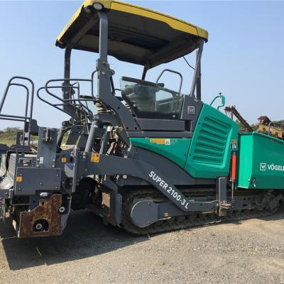 China Durable Building Material Stores Machine Used Original Used Vogler SUPER2100-3L Asphalt Paver From Germany In Yard For Sale for sale