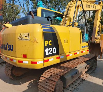 China Durable Used Machine Original Komatsu PC120-8 12Ton Used Excavator In Yard For Sale 0.55mÂ ³ for sale