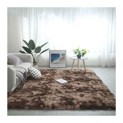 China Wholesale Supply Customized Shaggy Rug Luxury Plush Carpet Washable For Living Room for sale