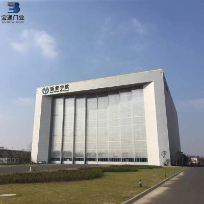 China Modern Warehouse / Aircraft Airship Hangar Steel Sliding Doors for sale