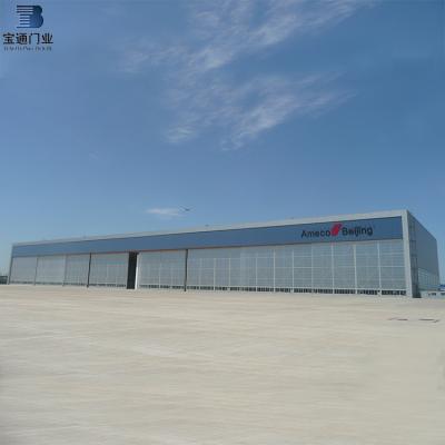 China Modern Baotong Built Sliding Lifting Hangar Door Fabric Hangar Door Hangar Door for sale