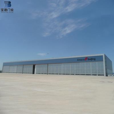 China BTDJM-22 modern aircraft hangar door for sale