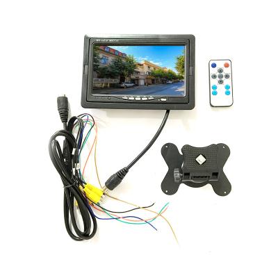 China 2019 New Arrival Waterproof 7 Inch Car Monitor Parking Rear View Car Monitor 7 Inch In Dash Car TV Monitor for sale