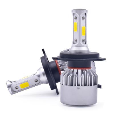 China 2PCS 48W 9006 Aluminum Car LED Headlight Bulbs H1 H3 H4 H7 H11 9005 Fog Lamps 2800LM 6000K White - H4 for sale