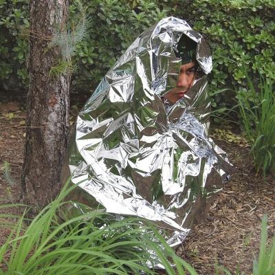 China Printing Logo Rescue Mylar Thermal Blankets Space Blanket Survival Kit Camping Blanket Perfect For Outdoor Hiking for sale