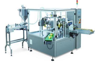 China Premade Liquid Pouch Fully Automatic Packing Machine Stainless Steel Structure for sale