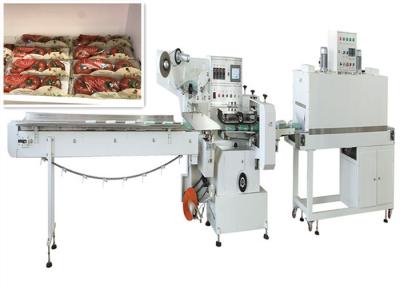 China High Speed Auto Horizontal Flow Wrap Packing Machine With Fruits In Tray for sale