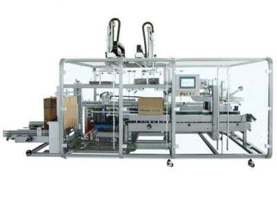 China Integrated Full Automatic Case Packer All Aluminum Body Case Erector Machine for sale