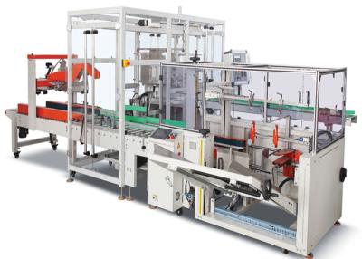 China Side Push Type Automatic Case Packer Energy Openning Box Filling And Box Sealing for sale