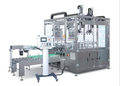 China Three Phase Automatic Case Packer Stainless Steel Case Packaging Machine for sale