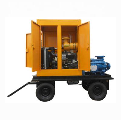 China Irrigation and agriculture D series irrigation diesel mobile agricultural water pump for sale