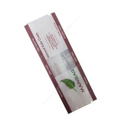 China Recyclable Protein Bar Packaging Transparent Plastic Popsicle Bags Ice Pop Clear Sealable Plastic Bag Back Sealed Bags for sale