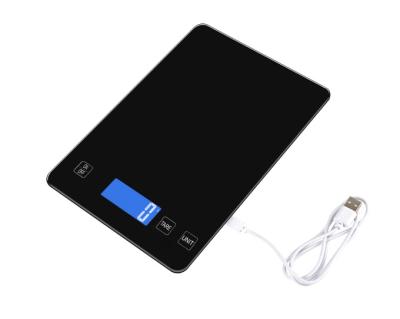 China With Hot Scale 5kg 10kg 15kg High Precision Tempered Glass Kitchen Food Scale Tray Top Measuring Accuracy 1g LCD Display Electronic Digital Weighing for sale